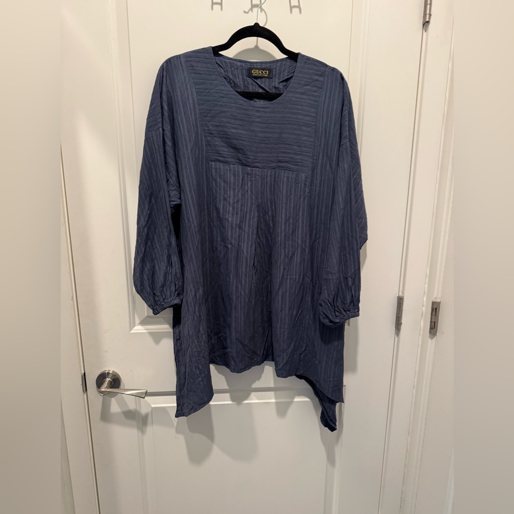 Gucci Tunic Women's Blue Size L